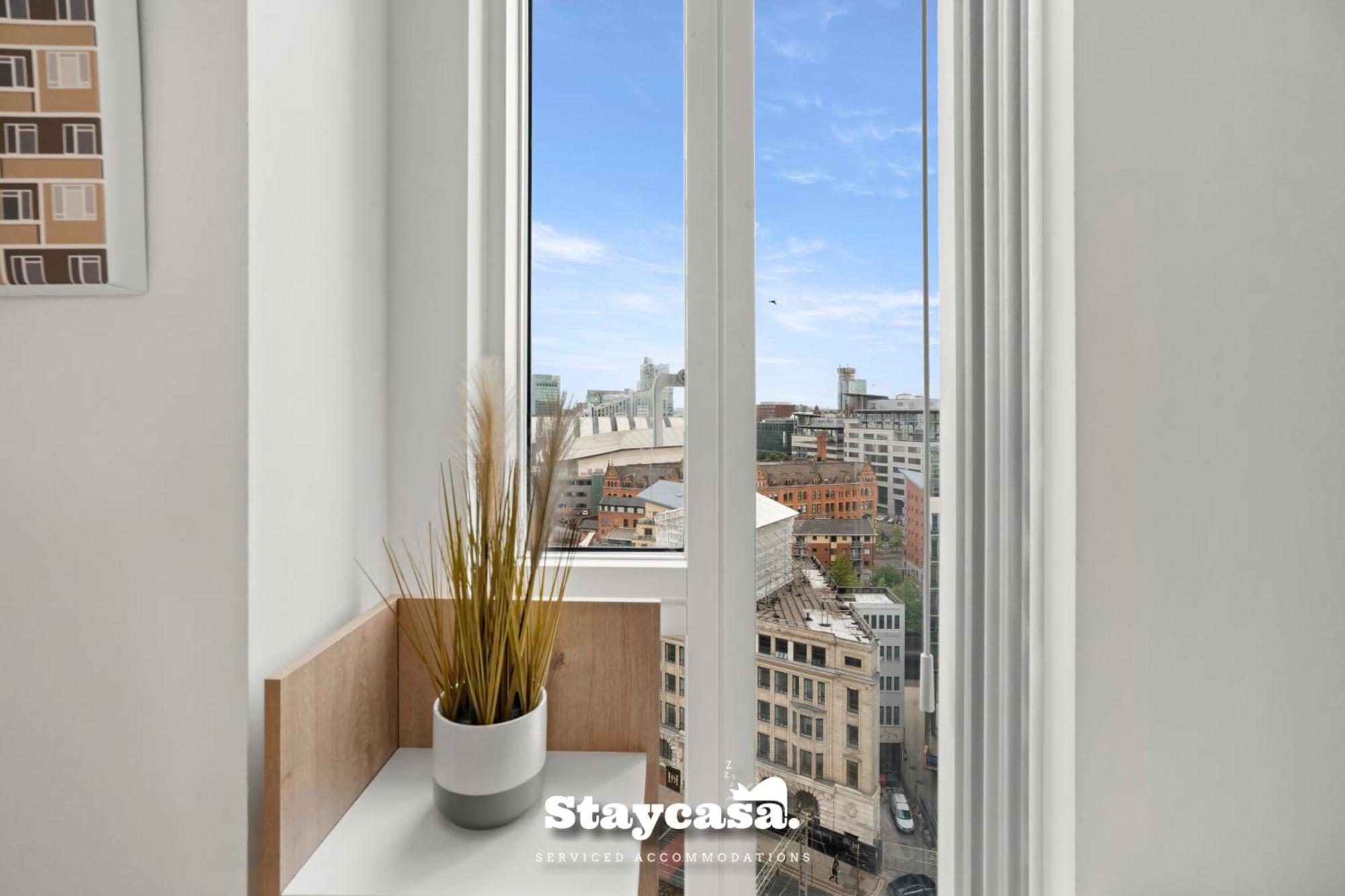 Spectacular Apartment Balcony View In City Centre Manchester Zewnętrze zdjęcie