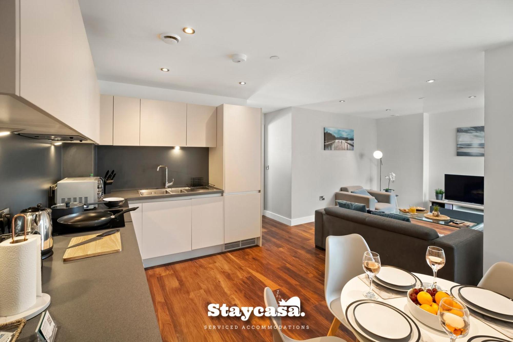 Spectacular Apartment Balcony View In City Centre Manchester Zewnętrze zdjęcie