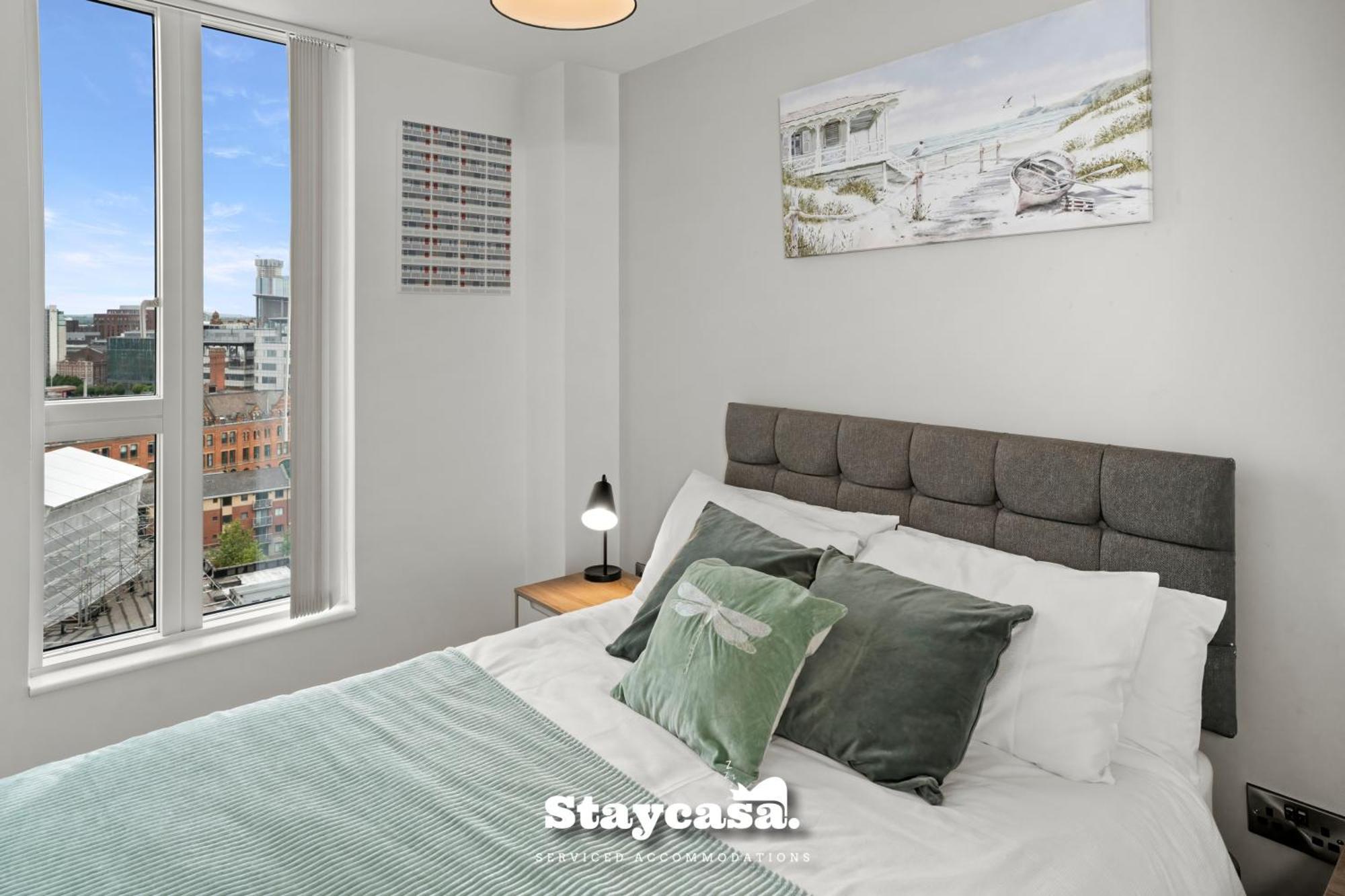 Spectacular Apartment Balcony View In City Centre Manchester Zewnętrze zdjęcie